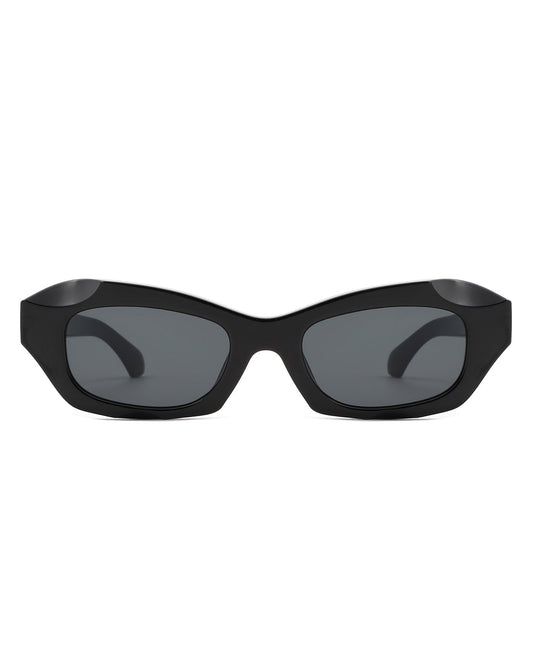 Zarael - Women's Retro Narrow Cat Eye Square Fashion Sunglasses