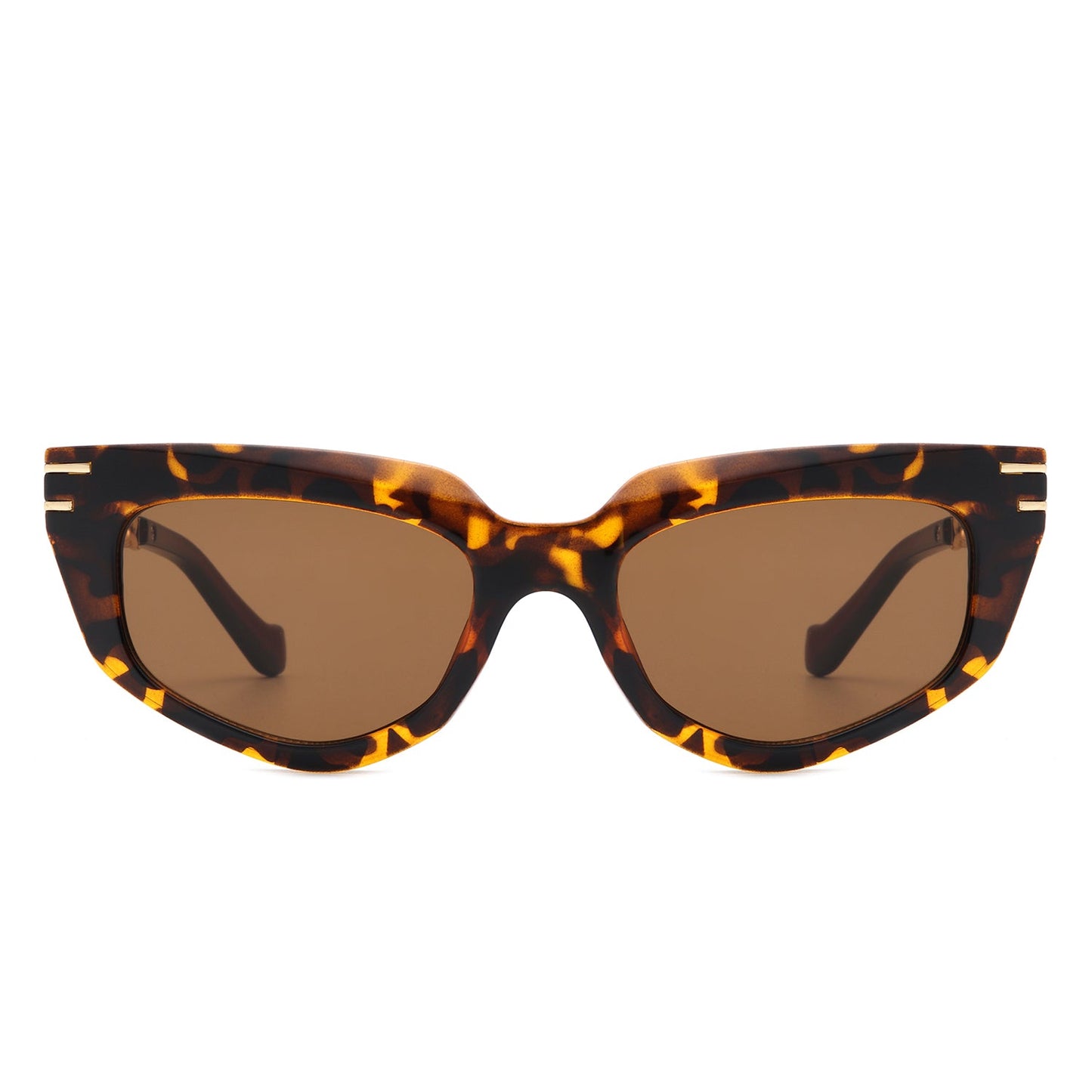 Skylight - Women's Chic Chain Link Design Cat Eye Sunglasses
