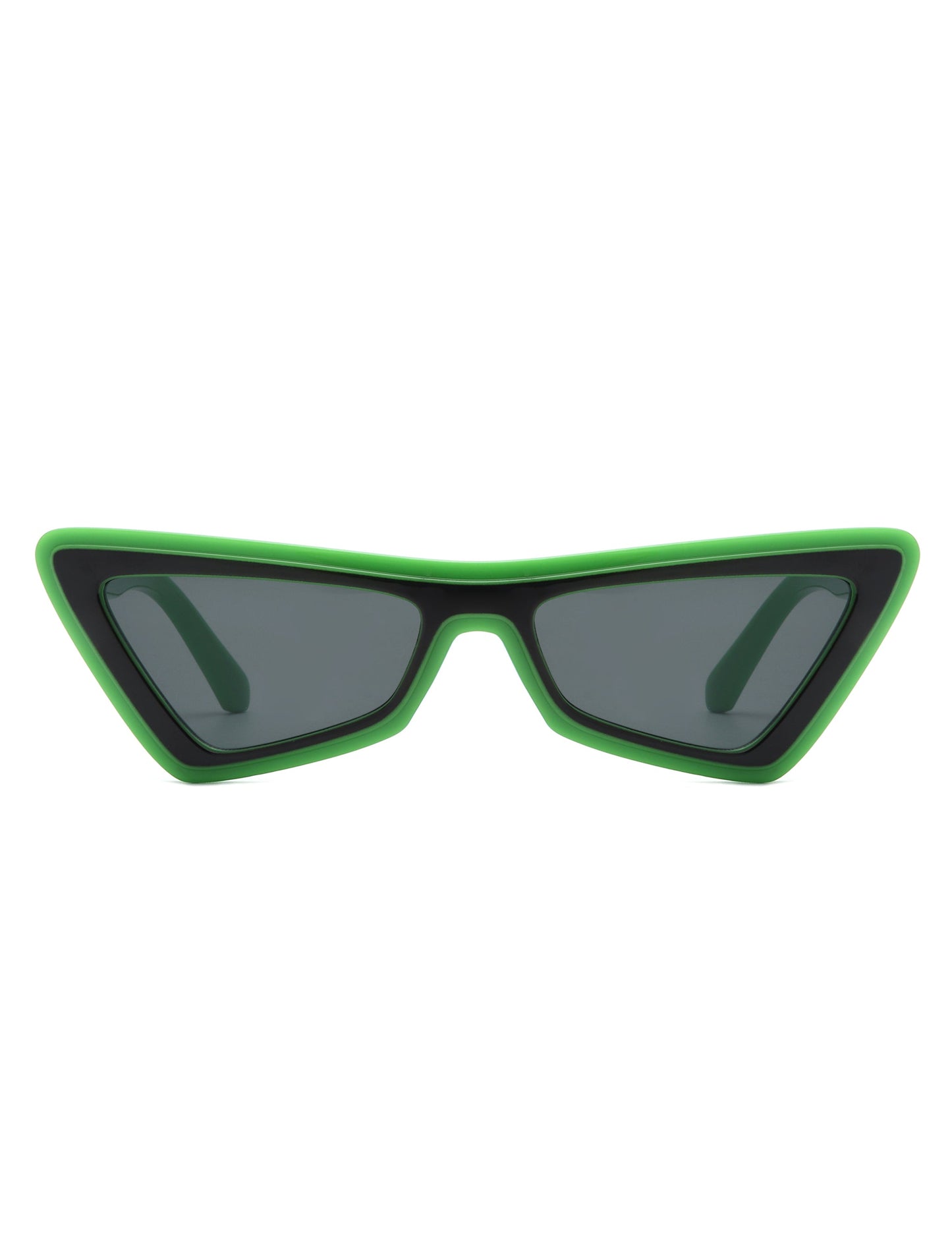Lysandra - Retro Triangle Colorful Cat Eye Sunglasses for Women