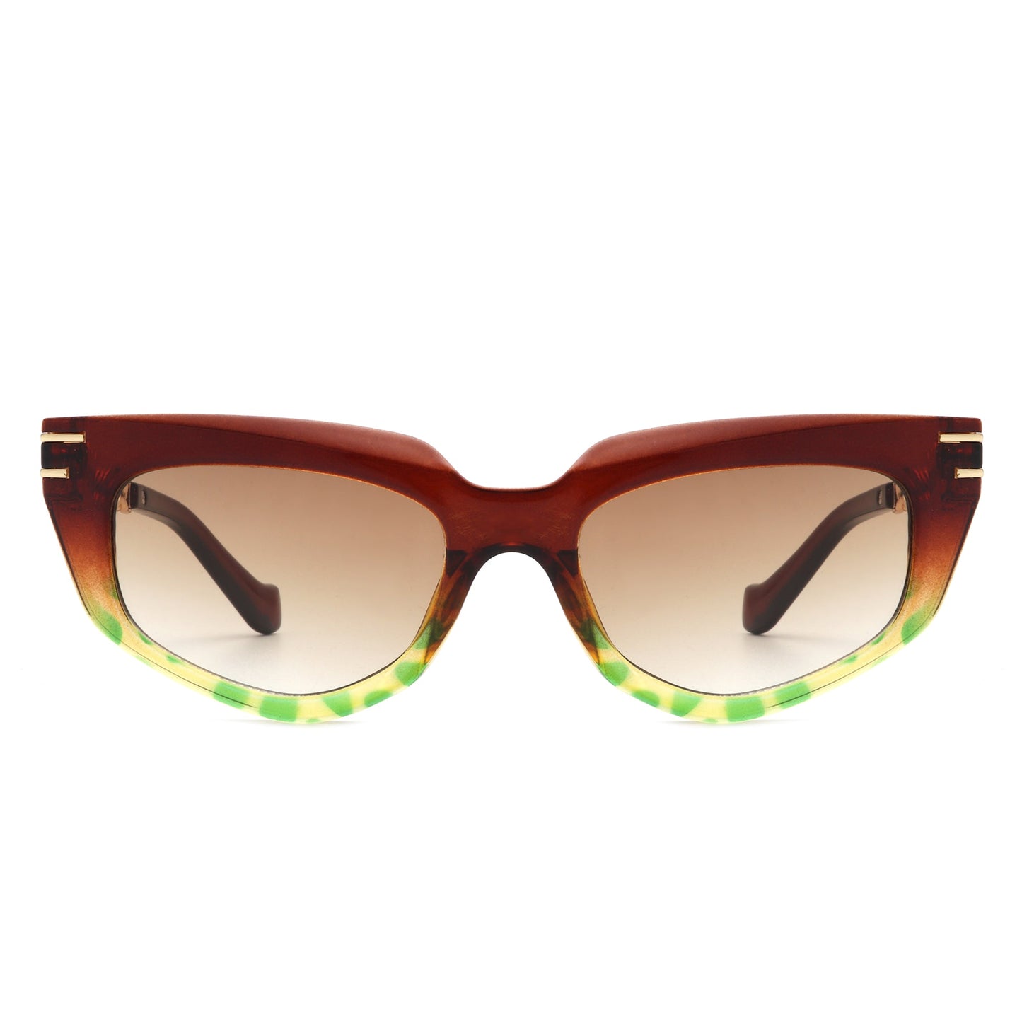 Skylight - Women's Chic Chain Link Design Cat Eye Sunglasses
