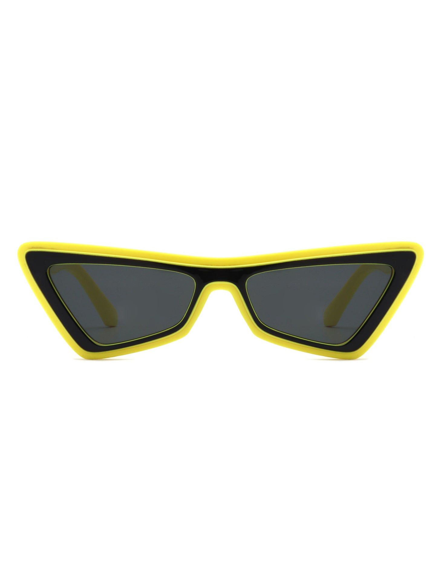 Lysandra - Retro Triangle Colorful Cat Eye Sunglasses for Women