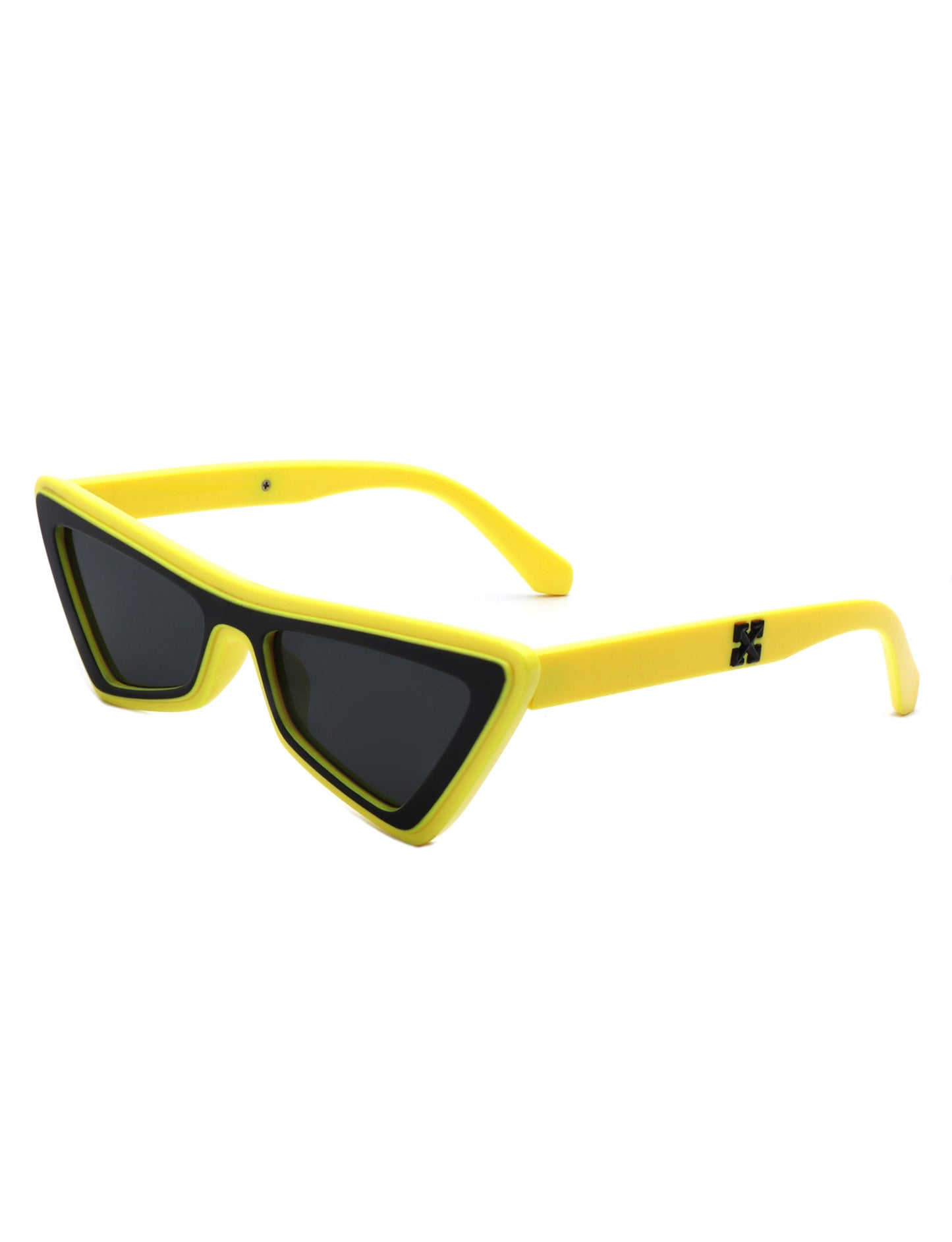 Lysandra - Retro Triangle Colorful Cat Eye Sunglasses for Women