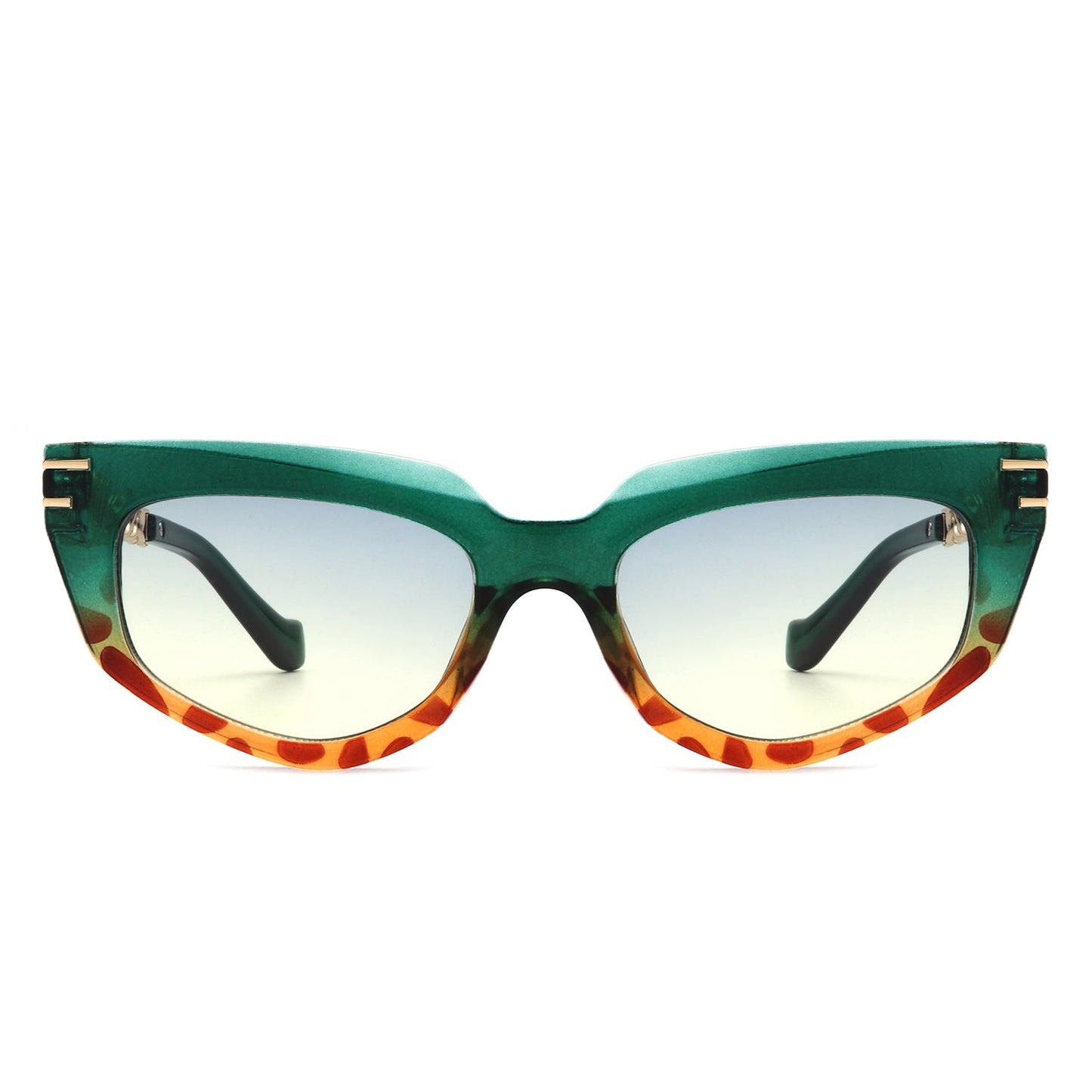 Skylight - Women's Chic Chain Link Design Cat Eye Sunglasses