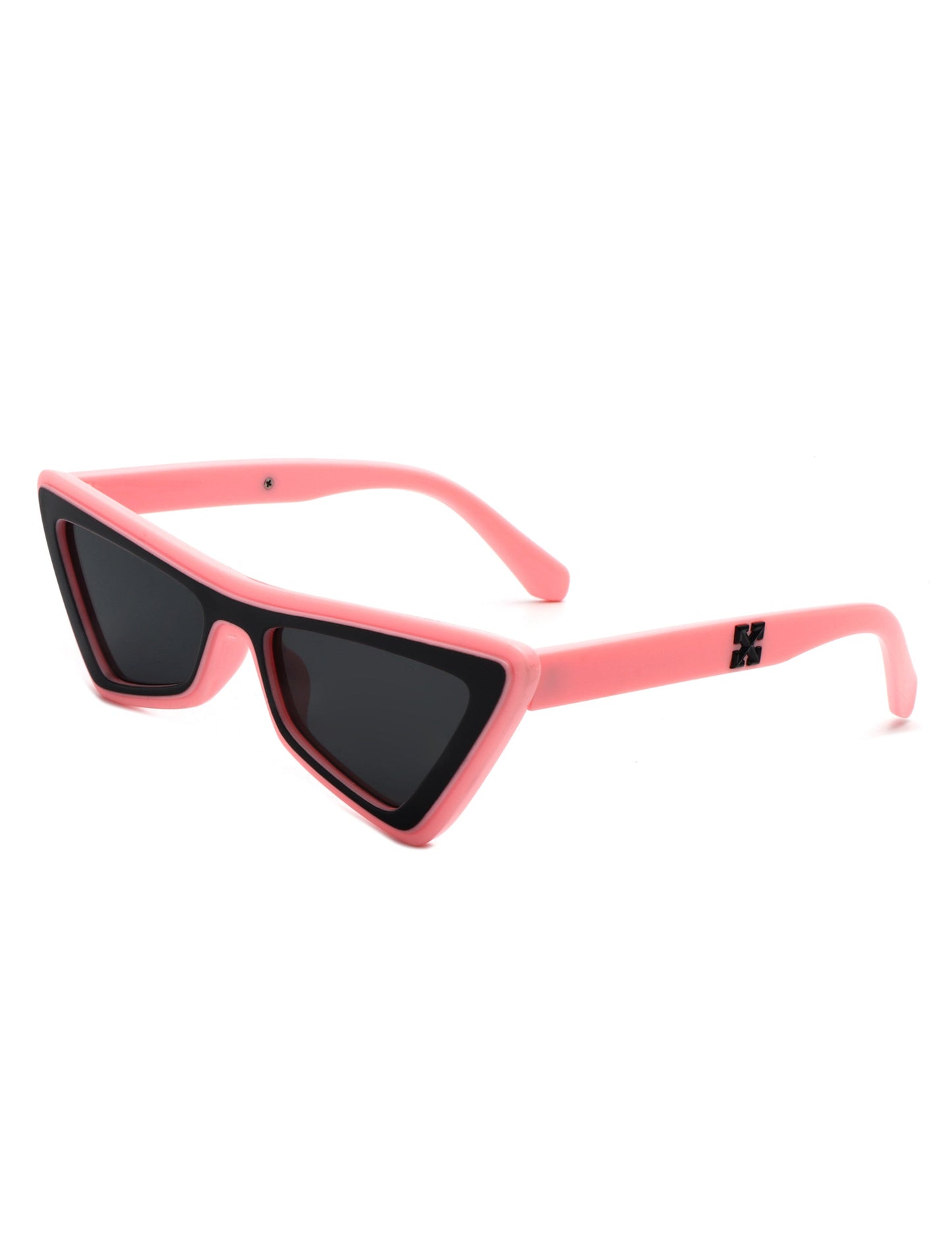 Lysandra - Retro Triangle Colorful Cat Eye Sunglasses for Women