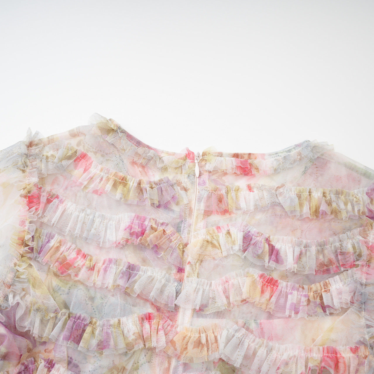Floral V-neck Short Sleeve Dress