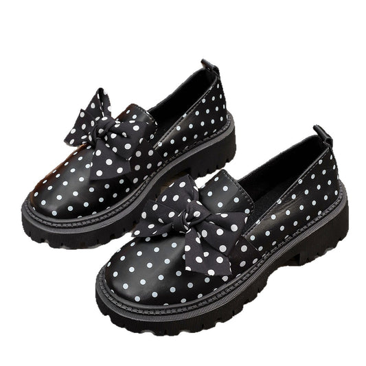 Bow low top single shoe
