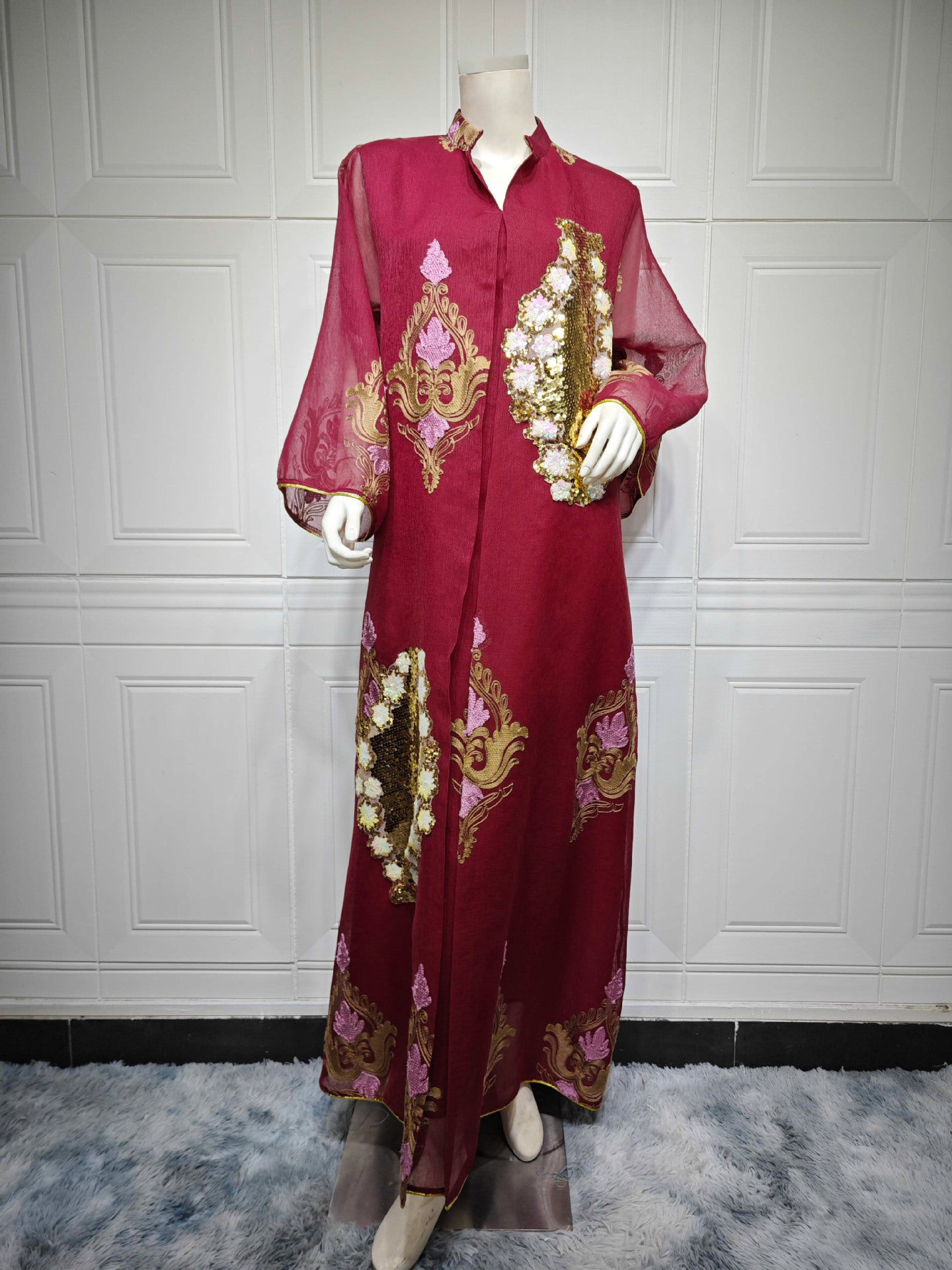 Dress with Sequins Evening Gown for Women