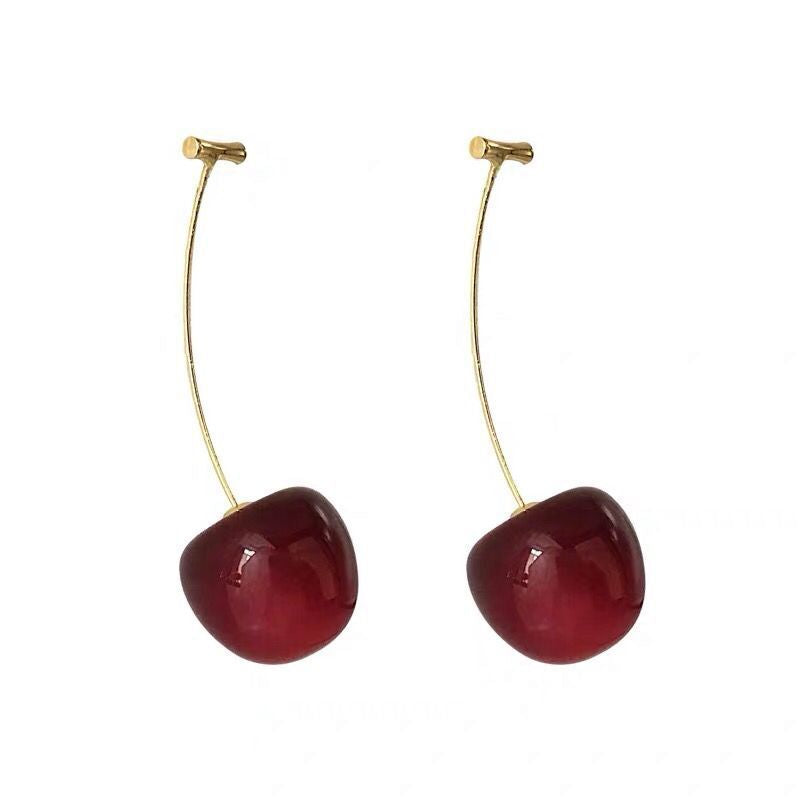 Cherry Korean Style Fruit Earrings