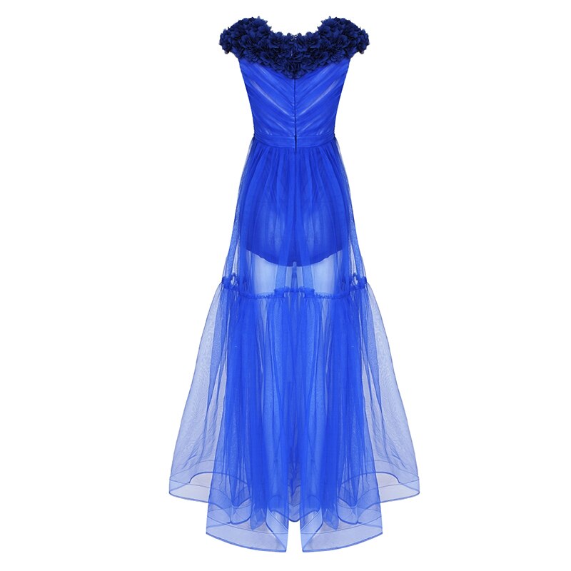 Designer Blue Long Dress