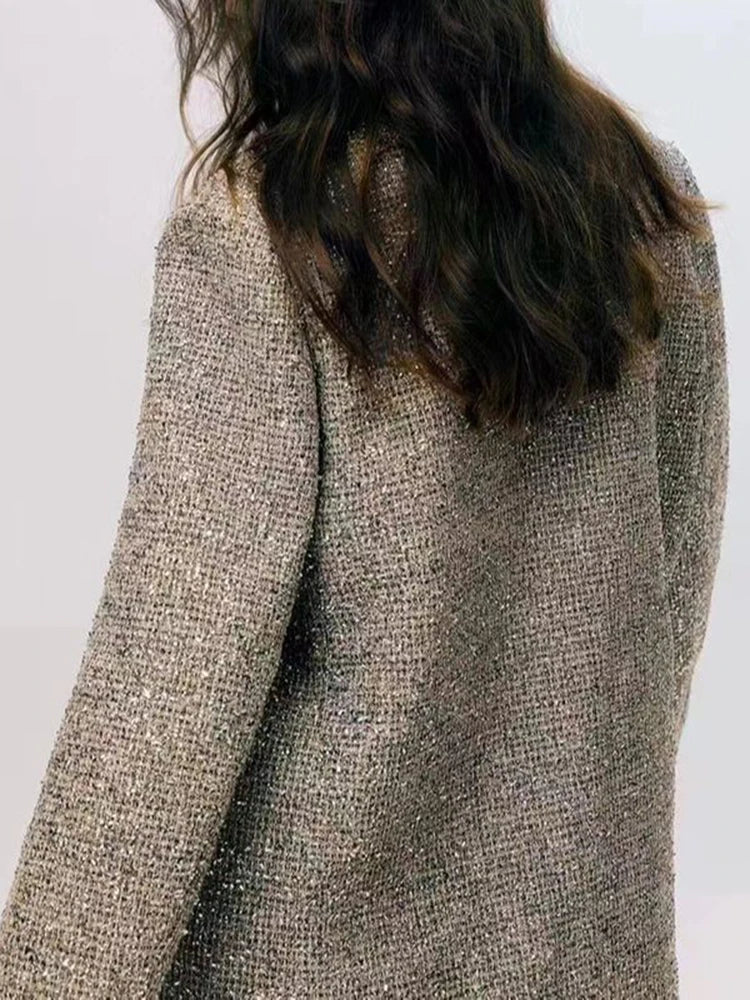 Silk Blazer Jacket