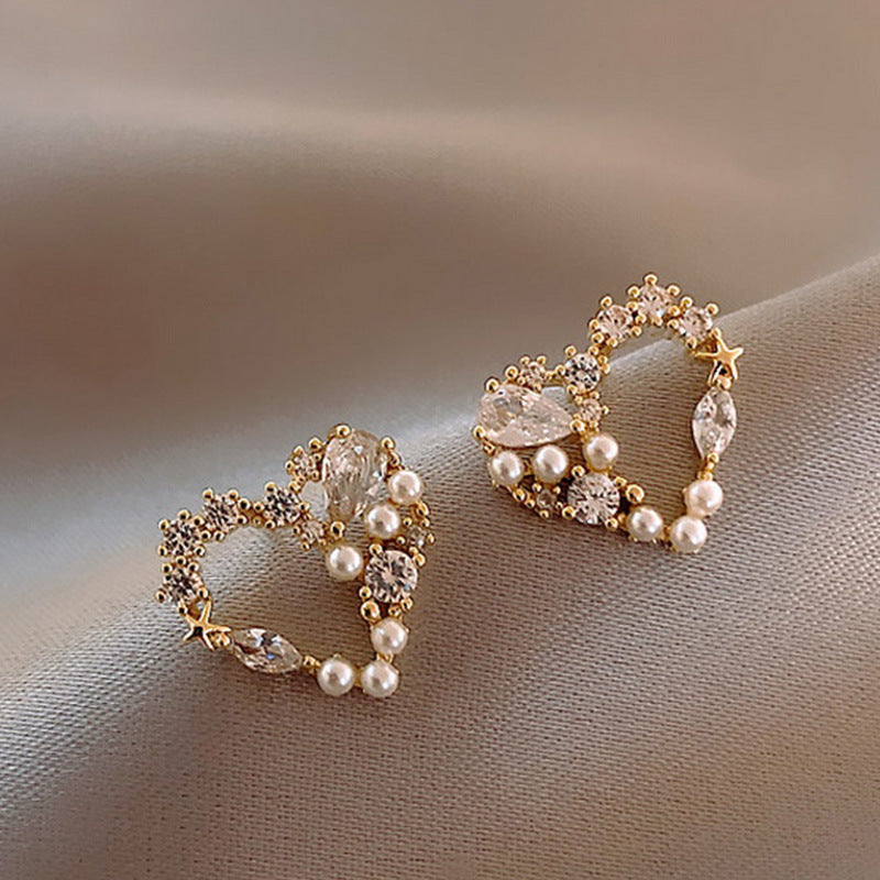 Trendy  Rhinestone Earrings