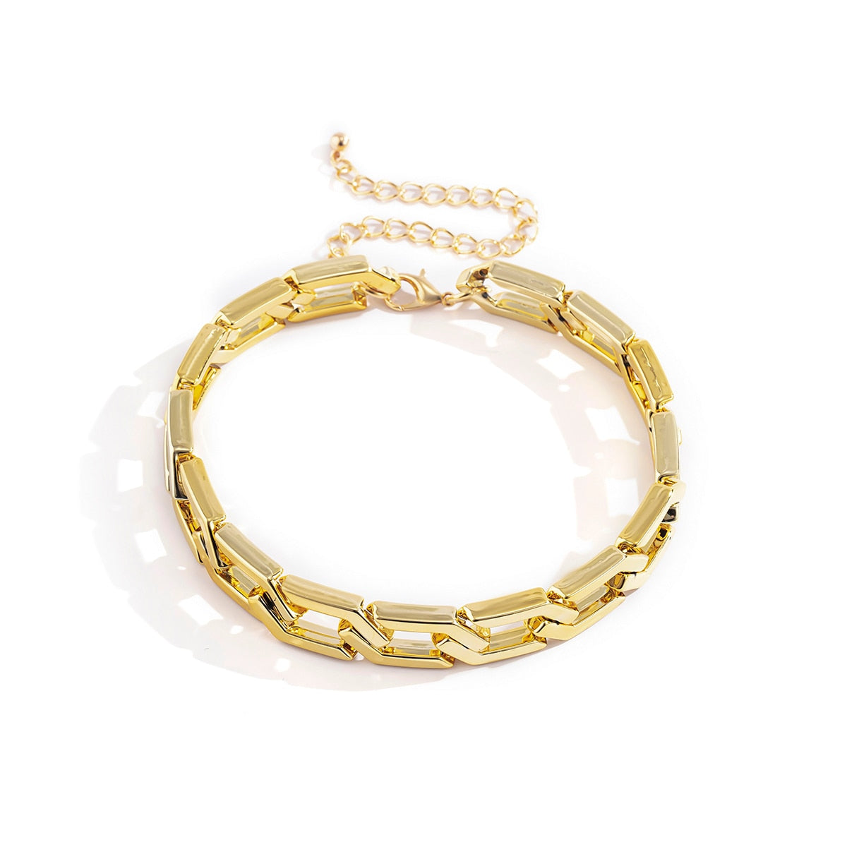 Geometric Single-Layer Collarbone Necklace