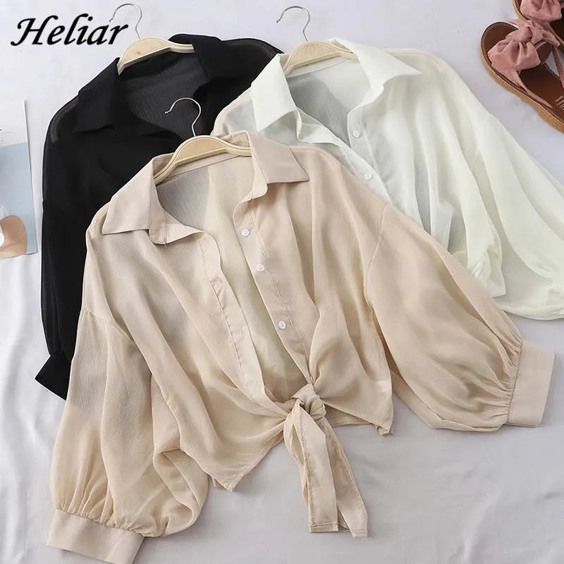 HELIAR Chiffon Shirt