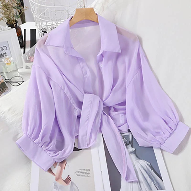 HELIAR Chiffon Shirt