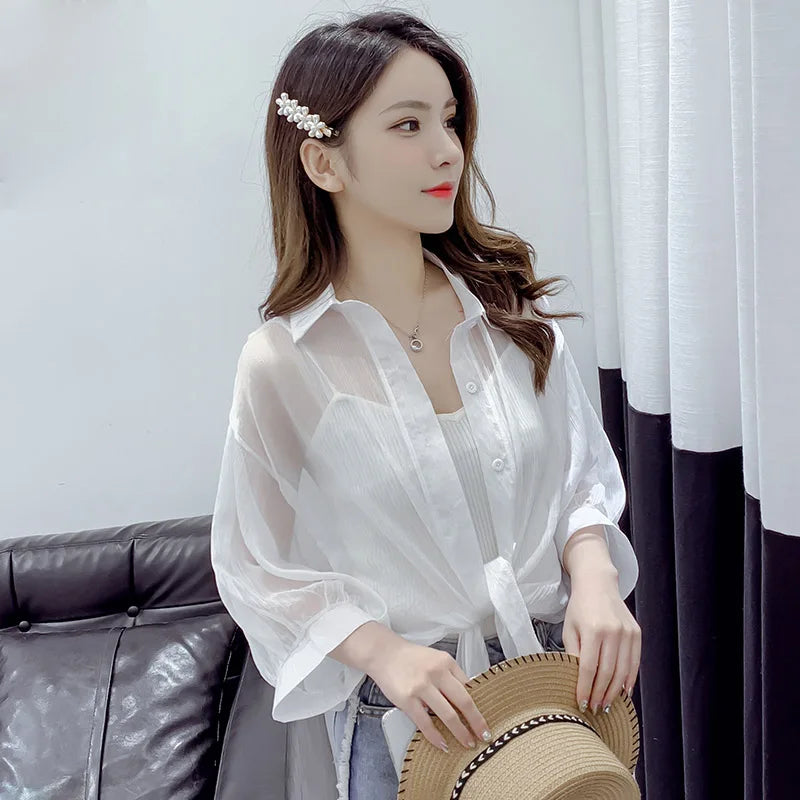 HELIAR Chiffon Shirt