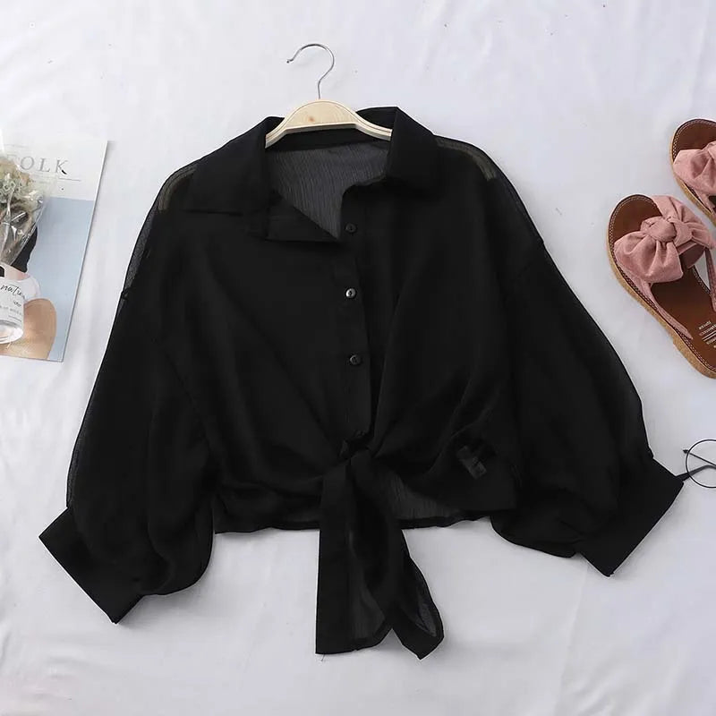 HELIAR Chiffon Shirt