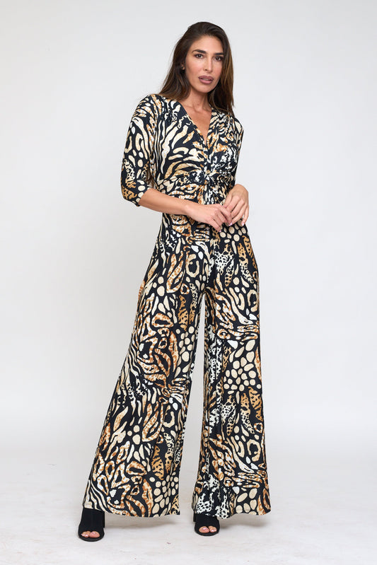 Animal Print Jumpsuits