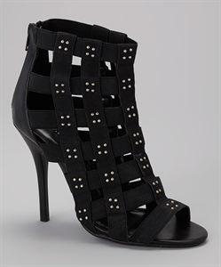 Studded Black Sandals