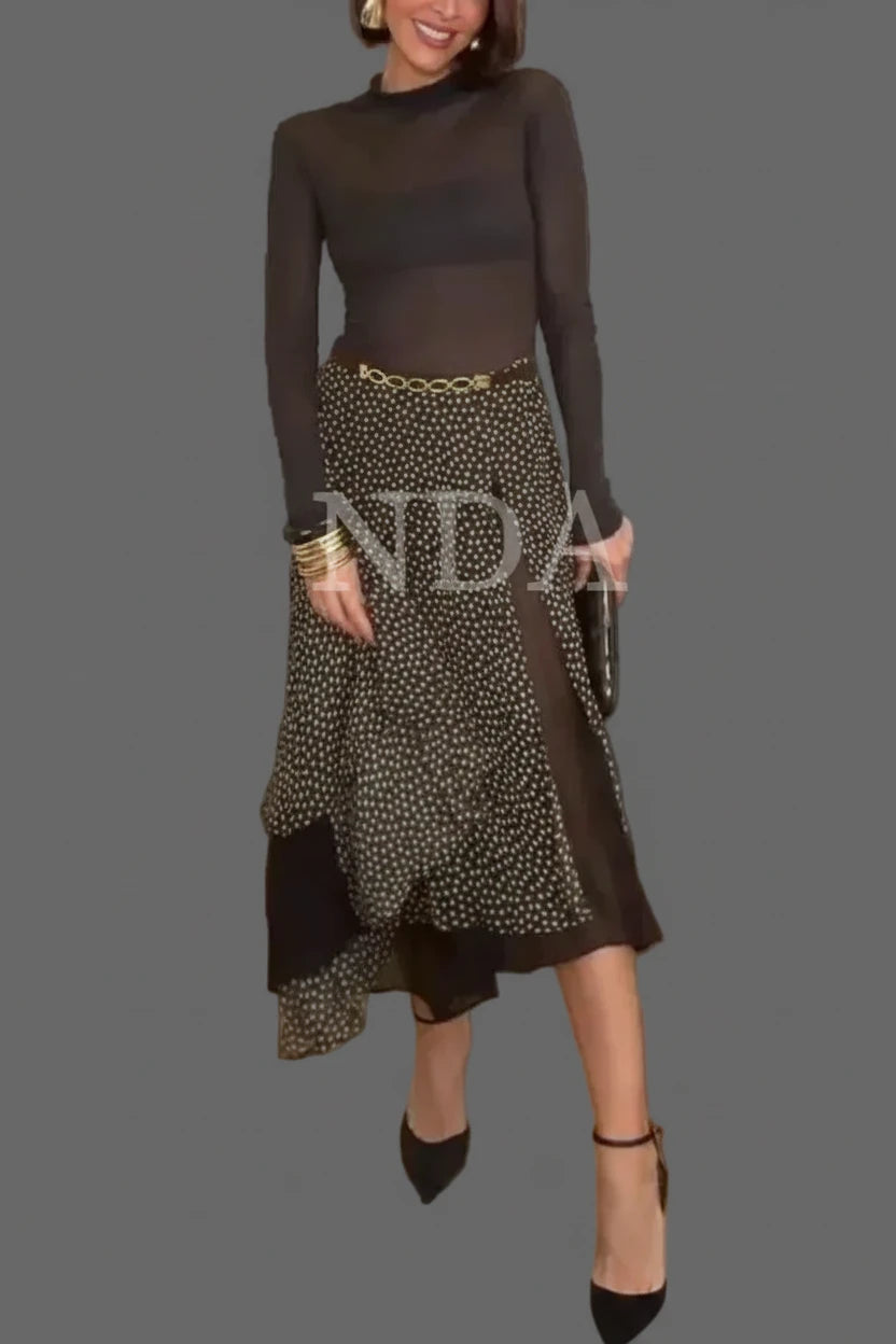 Vintage Polka Dot Skirt