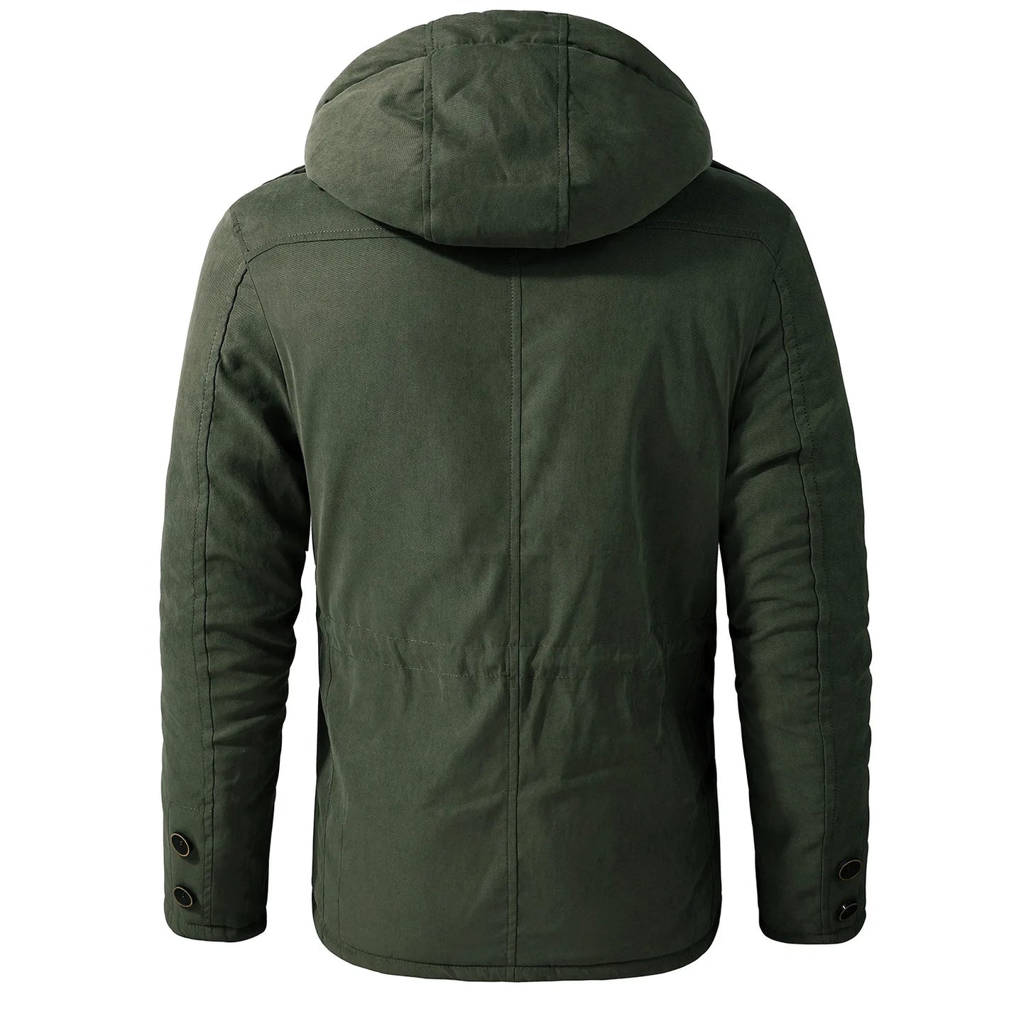 Winter Fleece Parkas Men Warm Windproof Jackets Thick Hooded Parka