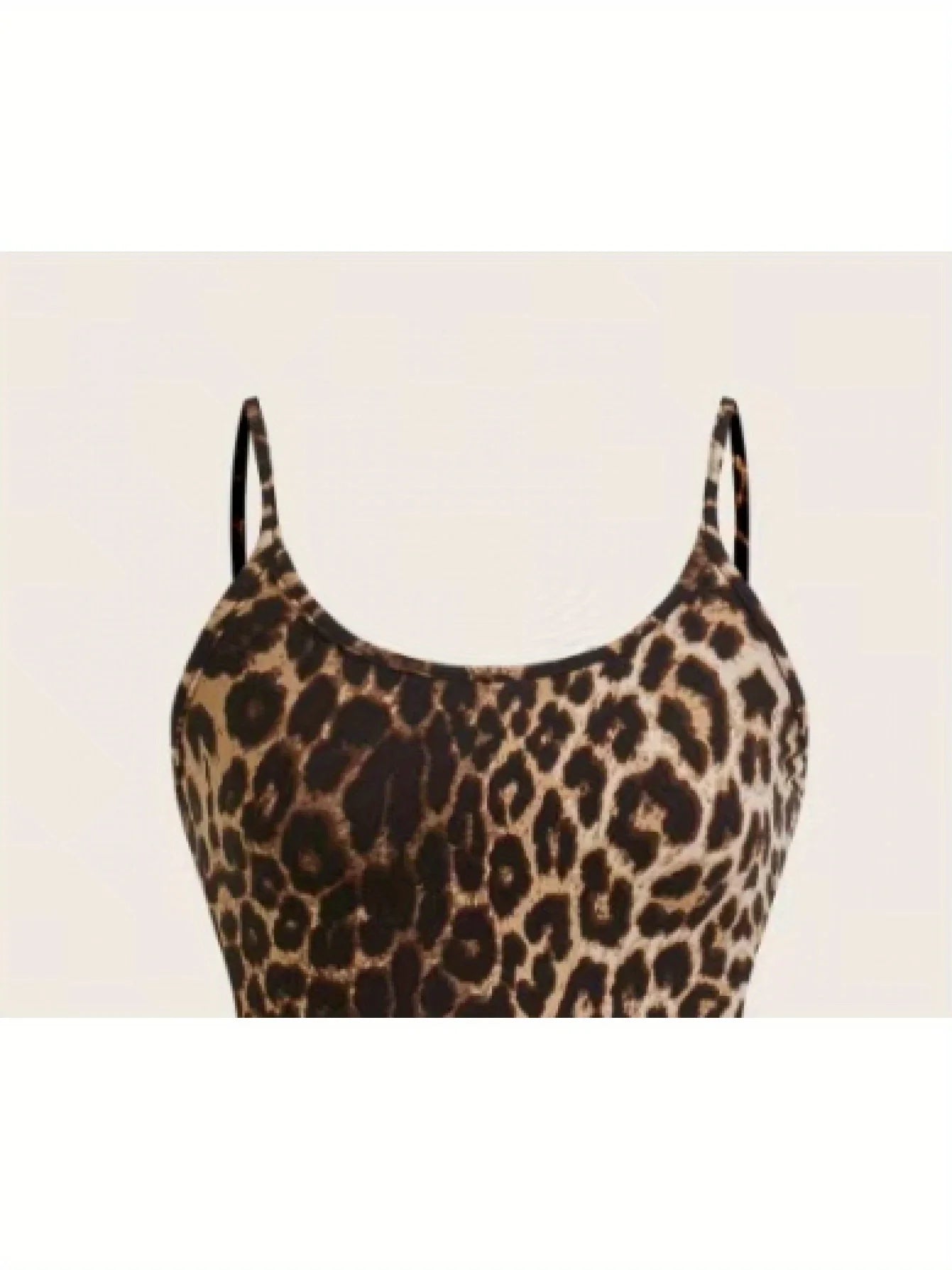 New spring, summer and autumn sexy strap leopard print suspender