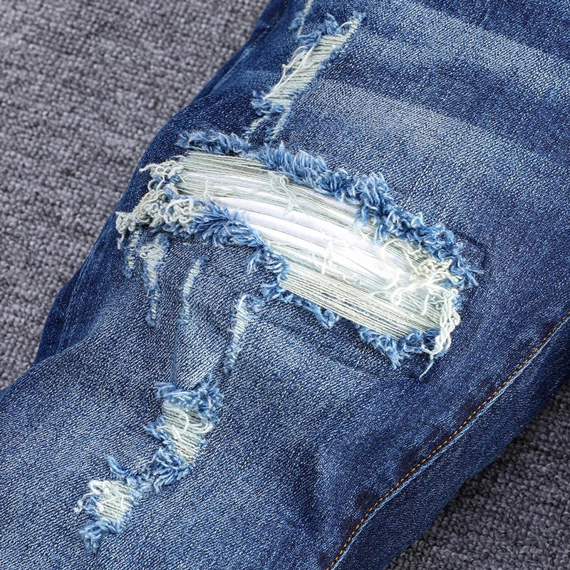 Retro Ripped Jeans
