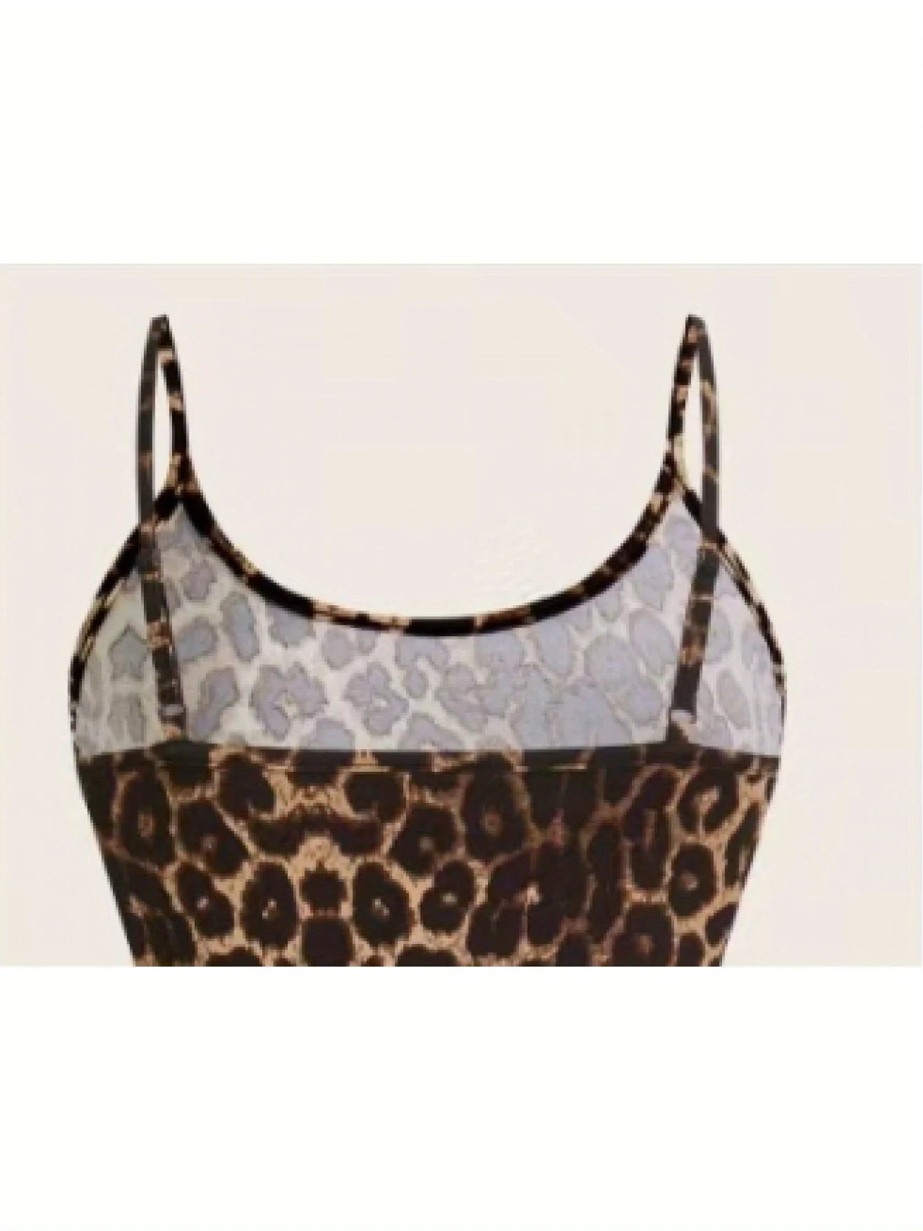 New spring, summer and autumn sexy strap leopard print suspender
