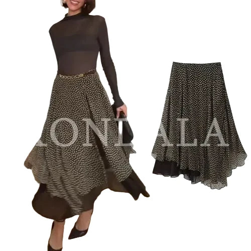 Vintage Polka Dot Skirt