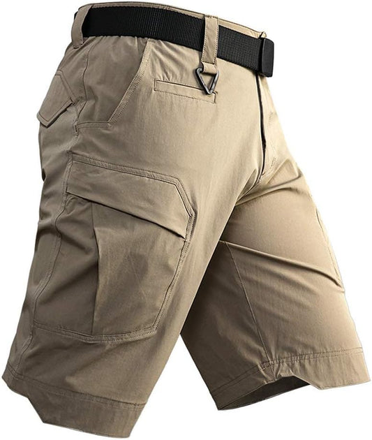 Men's Tactical Cargo Shorts Lightweight Waterproof Ripstop Summer