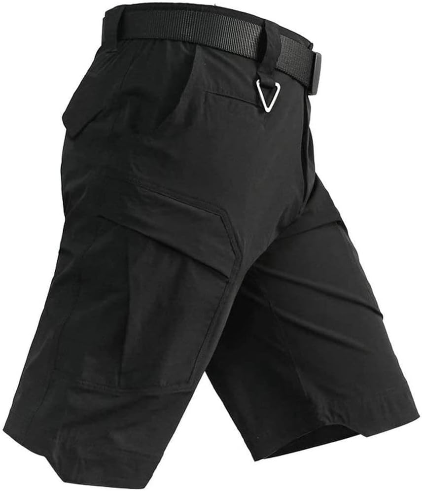 Men's Tactical Cargo Shorts Lightweight Waterproof Ripstop Summer