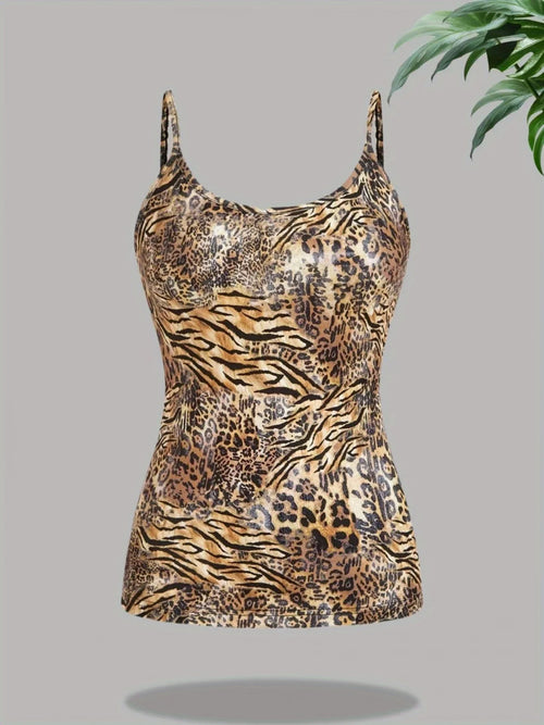 New spring, summer and autumn sexy strap leopard print suspender