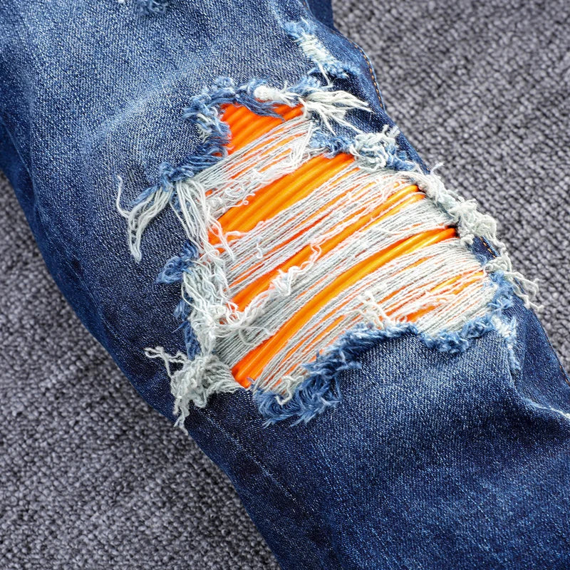 Retro Ripped Jeans