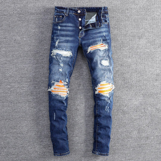 Retro Ripped Jeans