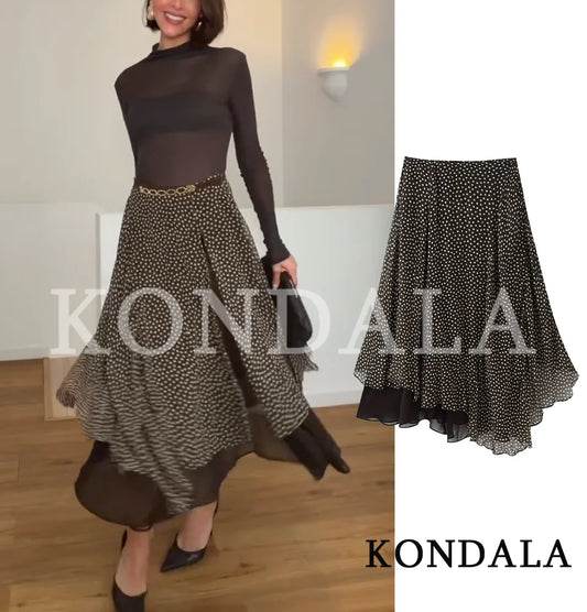 Vintage Polka Dot Skirt