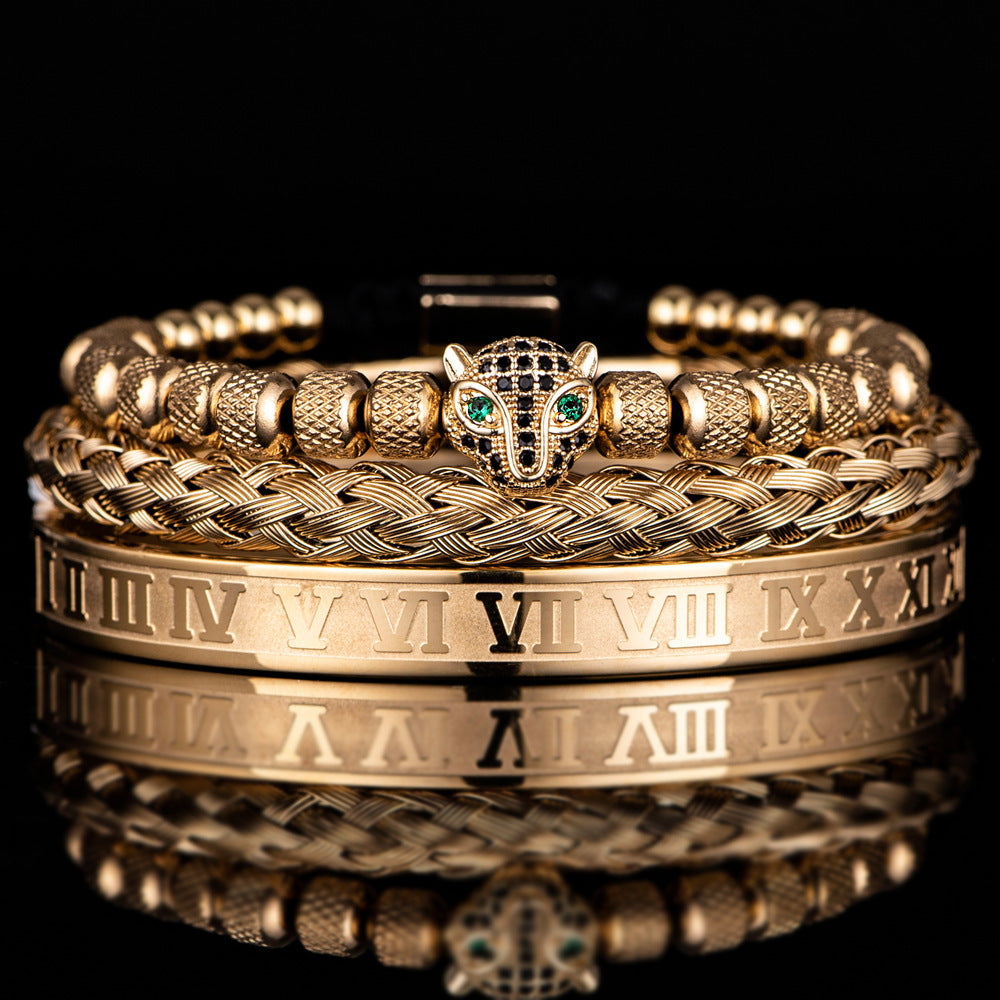 Pineapple Pearl Roman Bracelet