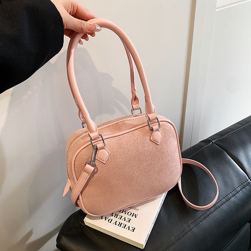 Fashion Crossbody Suede Handbag