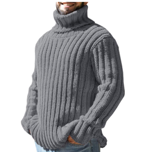Men's Casual High Neck Sweater - Autumn/Winter 2020