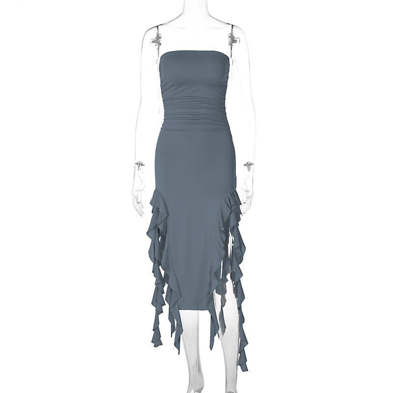 Personalized Chest Wrap Dress