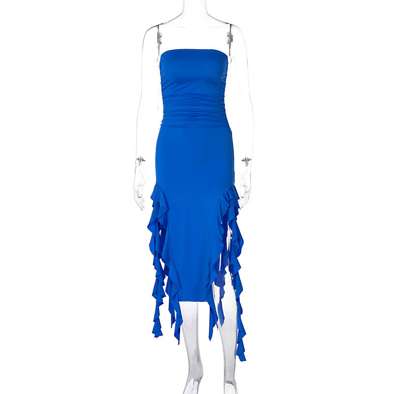 Personalized Chest Wrap Dress