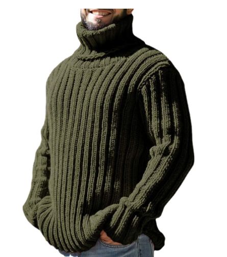 Men's Casual High Neck Sweater - Autumn/Winter 2020