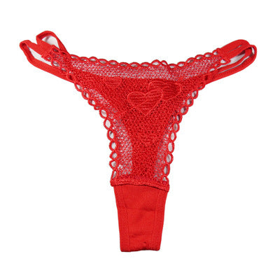 Creative Lace Thong with Rose Design for Gifts