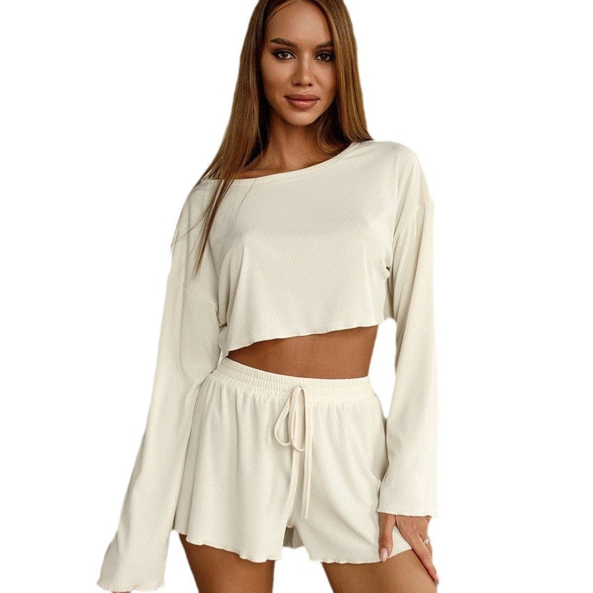 Soft Knitted Short Pajamas