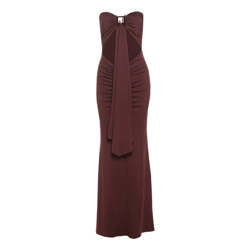 Sexy Midriff Slim Fit Dress