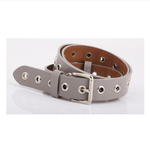 Genuine Leather Decorative Belt with Holes for Sweaters