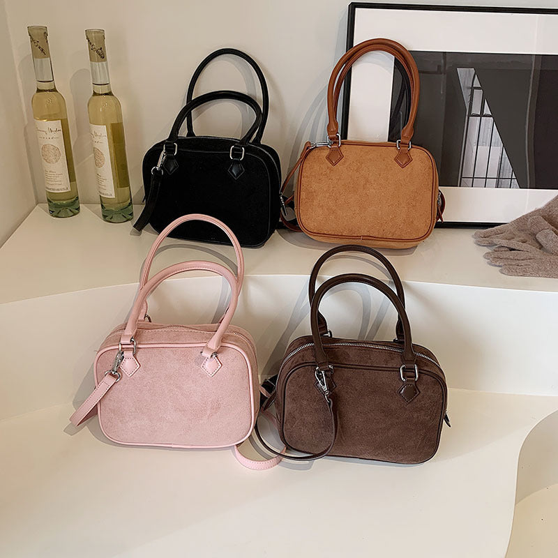 Fashion Crossbody Suede Handbag